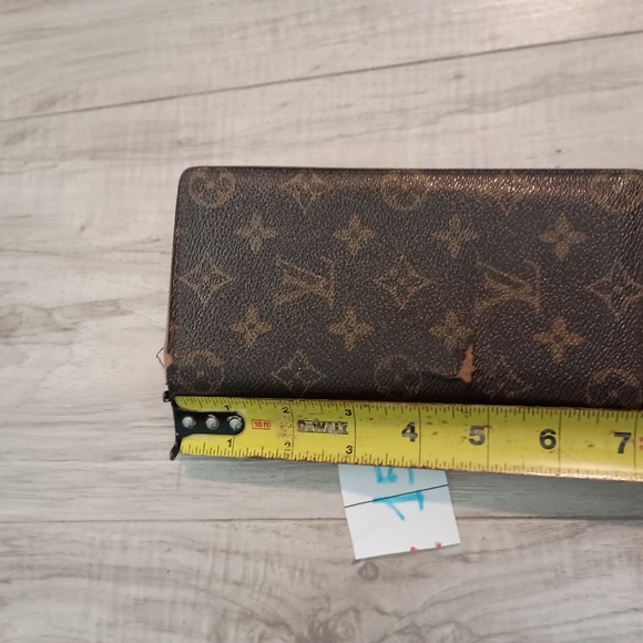 LOUIS VUITTON PORTE FOUIL BROZA MONOGRAM CANVAS Brown PVC WOMEN'S Used - Picture 13 of 13